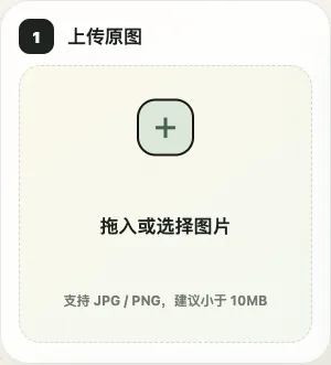 上传原图操作区